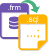 Convert FRM to SQL