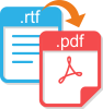 Convert RTF to PDF