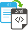 Convert RTF to XML